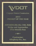 2015 VDOT Project of the Year